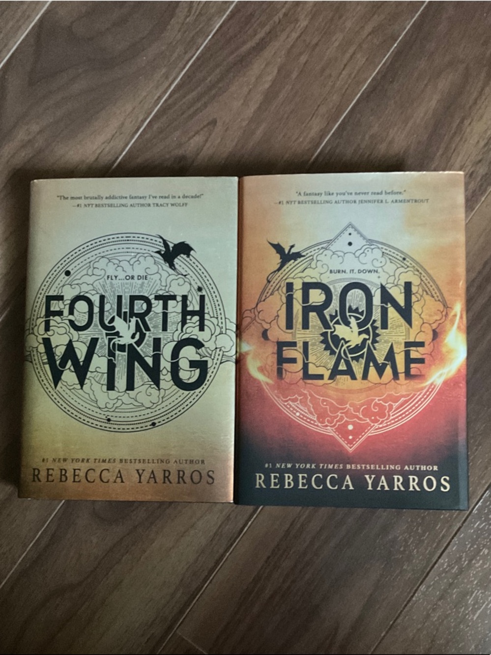 Fourth Wing & Iron Flame set